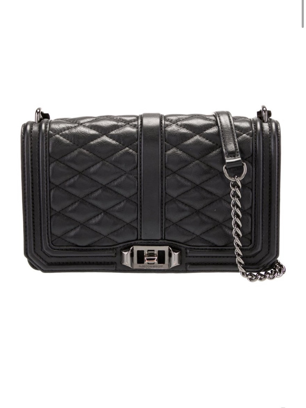 Rebecca Minkoff Leather Chain Link Crossbody Bag